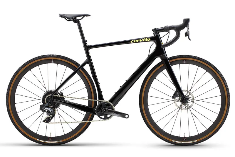 2021 Cervelo Aspero Force eTap AXS Black/Gold Carbon Gravel Bike